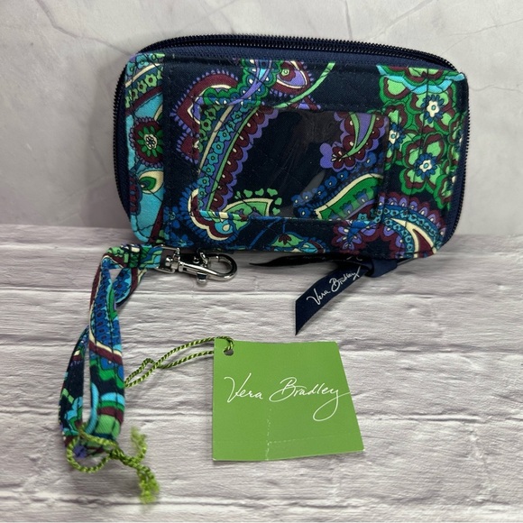 Vera Bradley 2009 Blue Rhapsody All in One Wristlet NWT - Picture 1 of 5